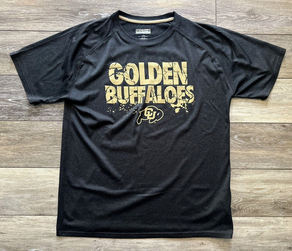 University of Colorado Buffaloes T Shirt Mens Size Large *GOLDEN BUFFALOES*